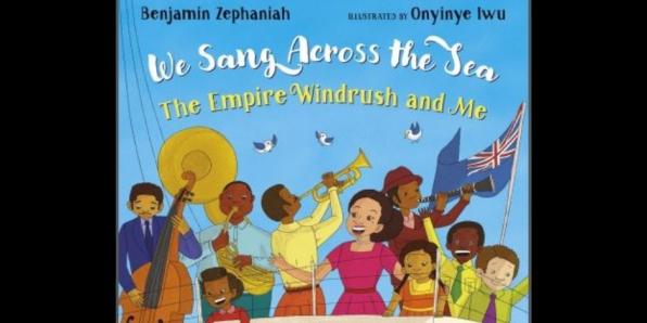 Cover of the children's book We Sang Across the Sea by Benjamin Zephaniah