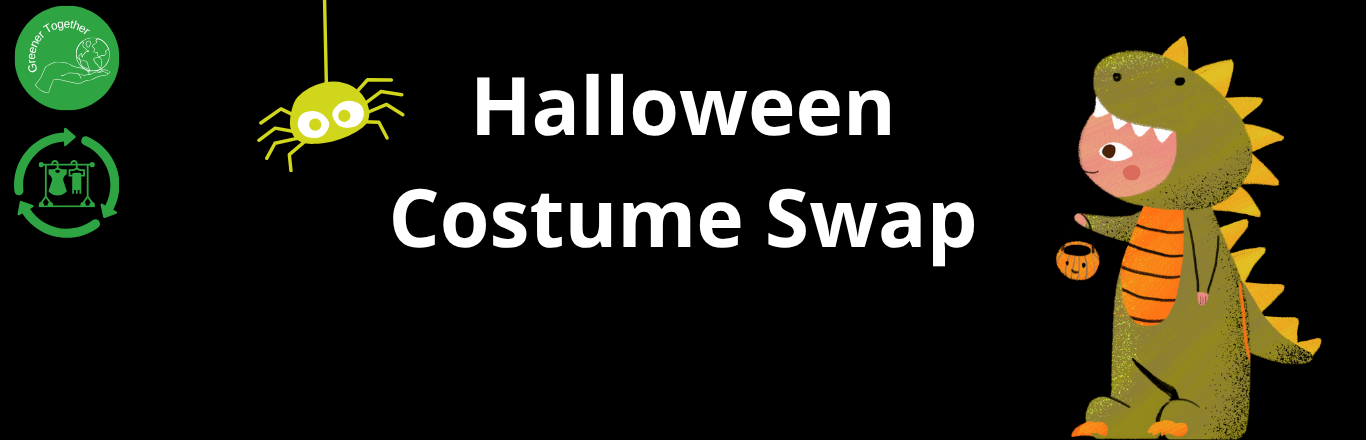 Text reading: Halloween Costume Swap